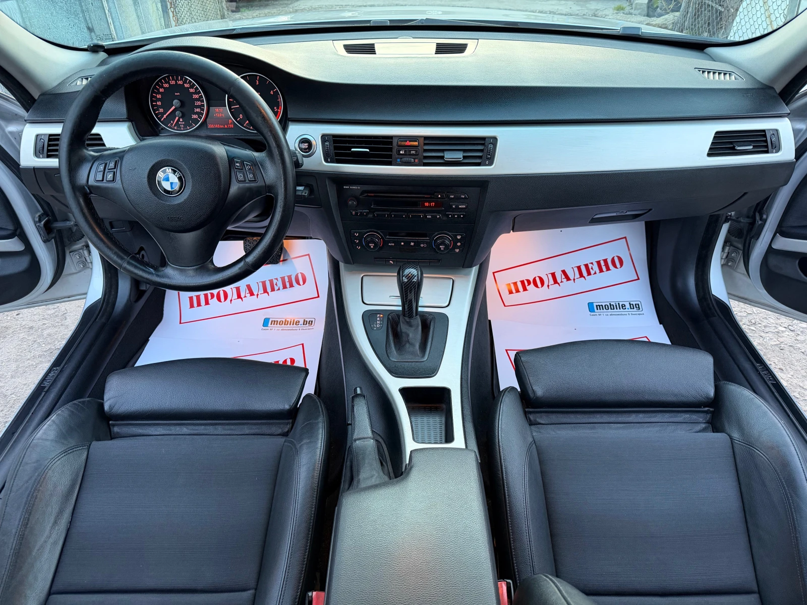 BMW 330 D 231HP AVTOMAT SPORT XENON KOJA RECARO NOVA 2008G, снимка 13 - Автомобили и джипове - 53865504