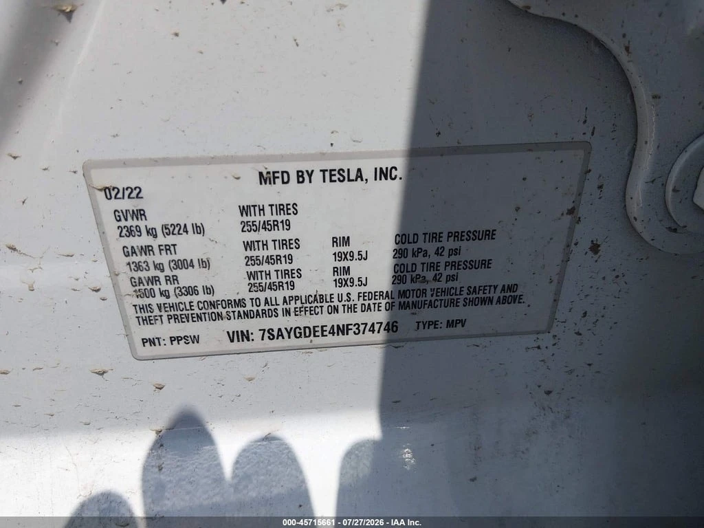 Tesla Model Y LONG RANGE DUAL MOTOR ALL WHEEL DRIVE * CARFAX * , снимка 15 - Автомобили и джипове - 55877854