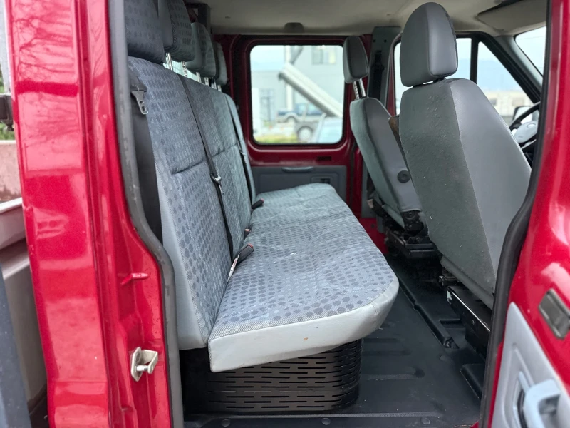 Ford Transit 2.4TDCI 115КС 7МЕСТА ДВОЙНА КАБИНА, снимка 8 - Бусове и автобуси - 52656341