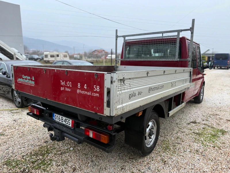 Ford Transit 2.4TDCI 115КС 7МЕСТА ДВОЙНА КАБИНА, снимка 15 - Бусове и автобуси - 52656341