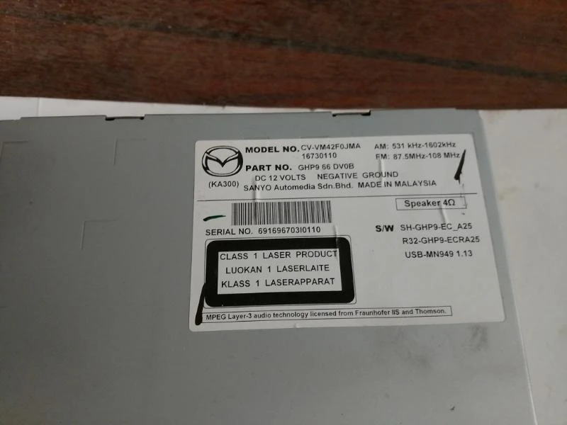 Навигация Мазда 6, снимка 2 - Части - 53108690