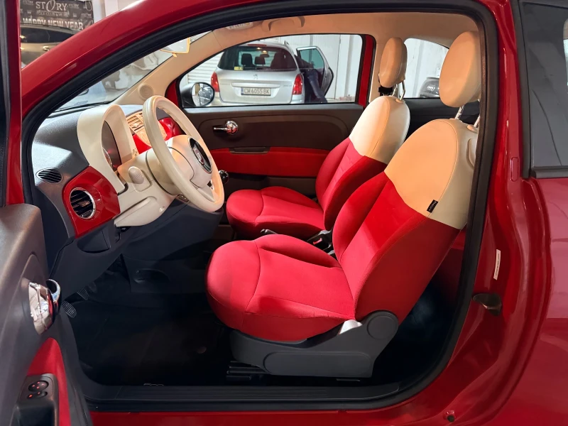 Fiat 500 1.3mJet* 95кс* Реални км!* 2 КЛЮЧА* , снимка 6 - Автомобили и джипове - 53599469