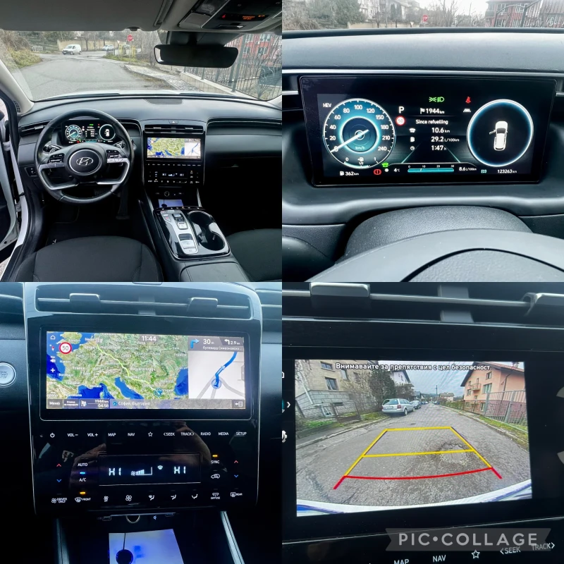 Hyundai Tucson 1.6T 4WD, Camera, Blind Spot, Distronic, Keyless, снимка 13 - Автомобили и джипове - 52549503