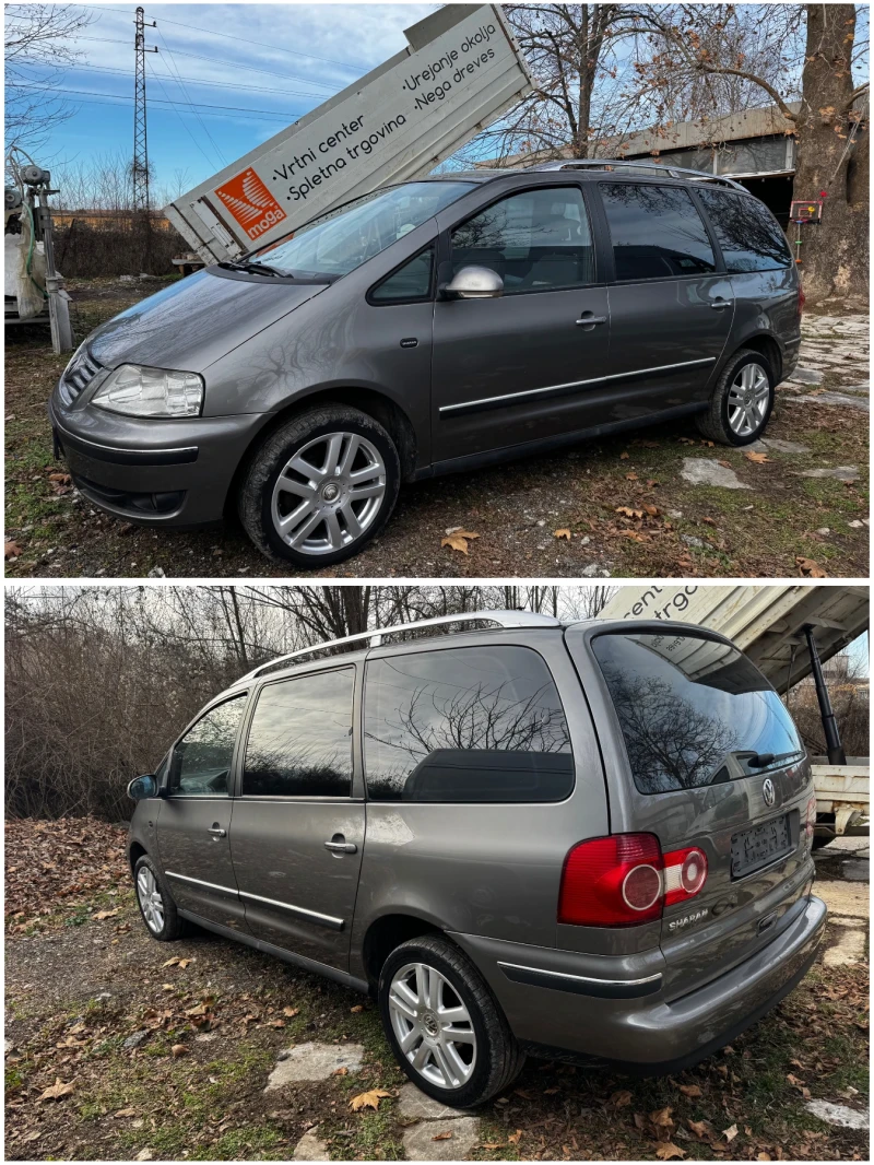 VW Sharan 2.0TDI* 140к.с.* Темпомат* Климатроник* 7Местен, снимка 9 - Автомобили и джипове - 48355782