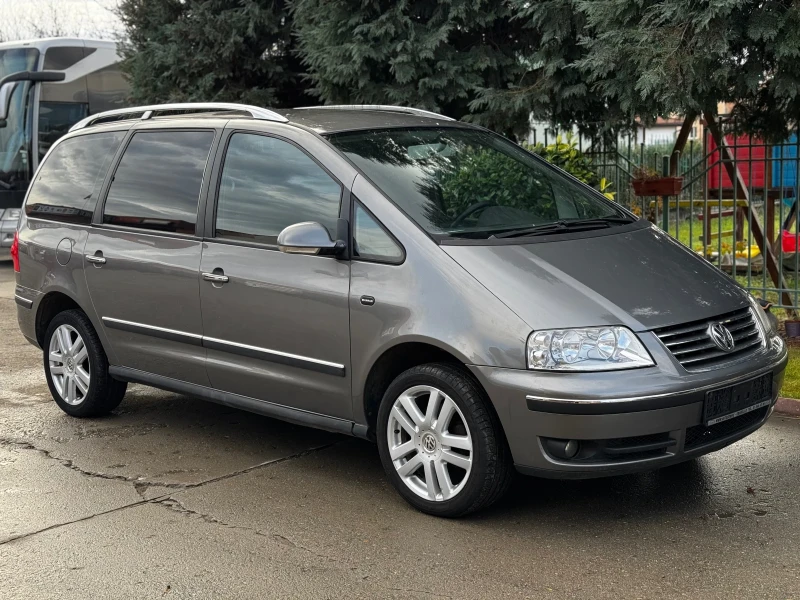 VW Sharan 2.0TDI* 140к.с.* Темпомат* Климатроник* 7Местен, снимка 1 - Автомобили и джипове - 48355782