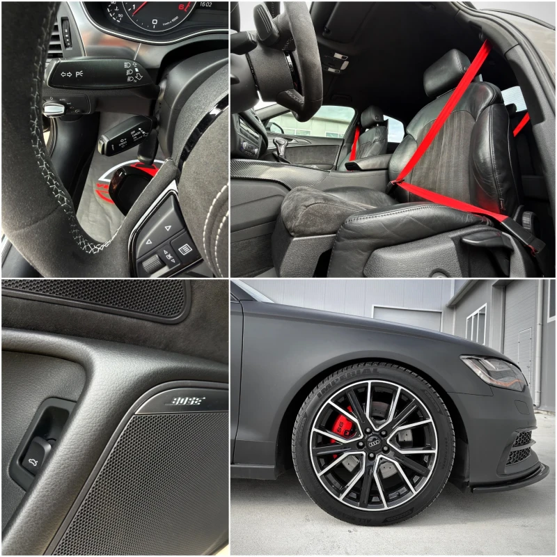 Audi A6 S6 OPTIC/SHADOW LINE/BLACK MATTE/BOSE/ FULL LED, снимка 8 - Автомобили и джипове - 53597468