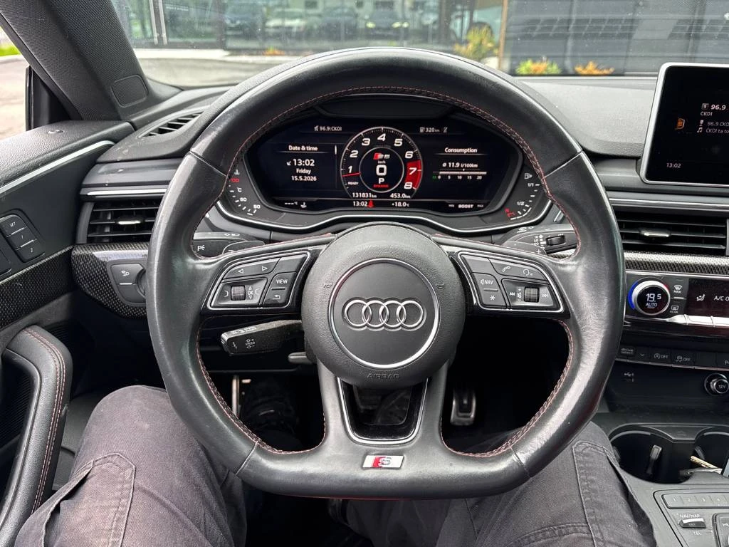 Audi S5 * TECHNIK * CARPLAY * МЪРТВА ТОЧКА * ПОДГРЕВ * PAN, снимка 9 - Автомобили и джипове - 54569709