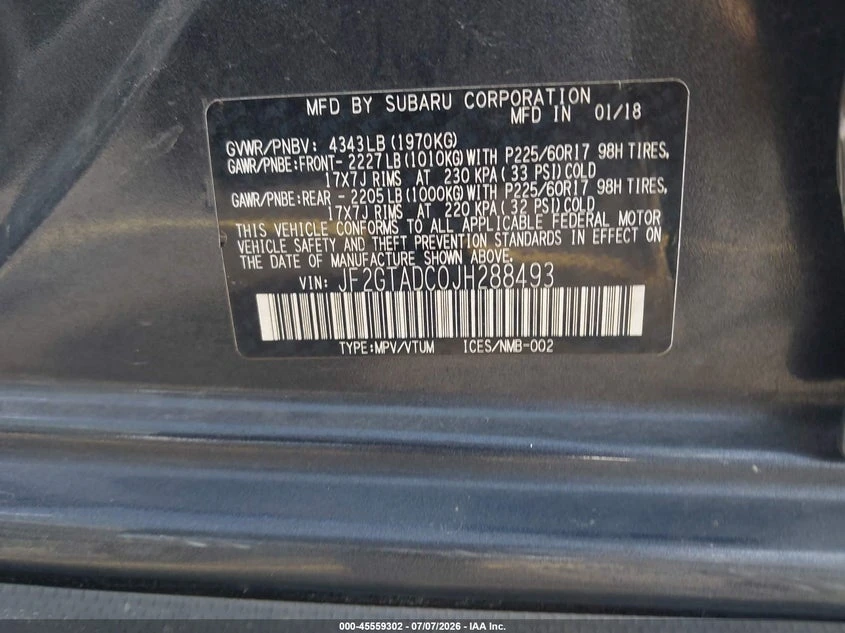 Subaru Crosstrek 2.0l 2.0I Premium, снимка 9 - Автомобили и джипове - 55568802