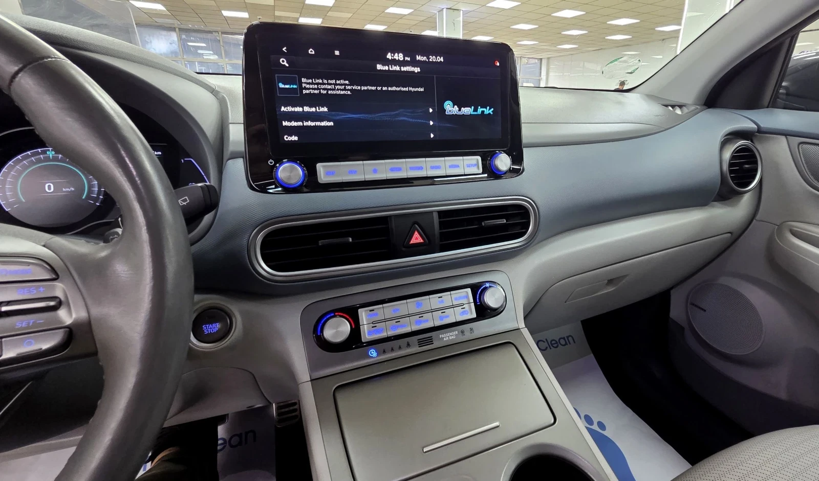 Hyundai Kona 64KWh/Premium/Шибидах/Blue Link, снимка 14 - Автомобили и джипове - 54258939