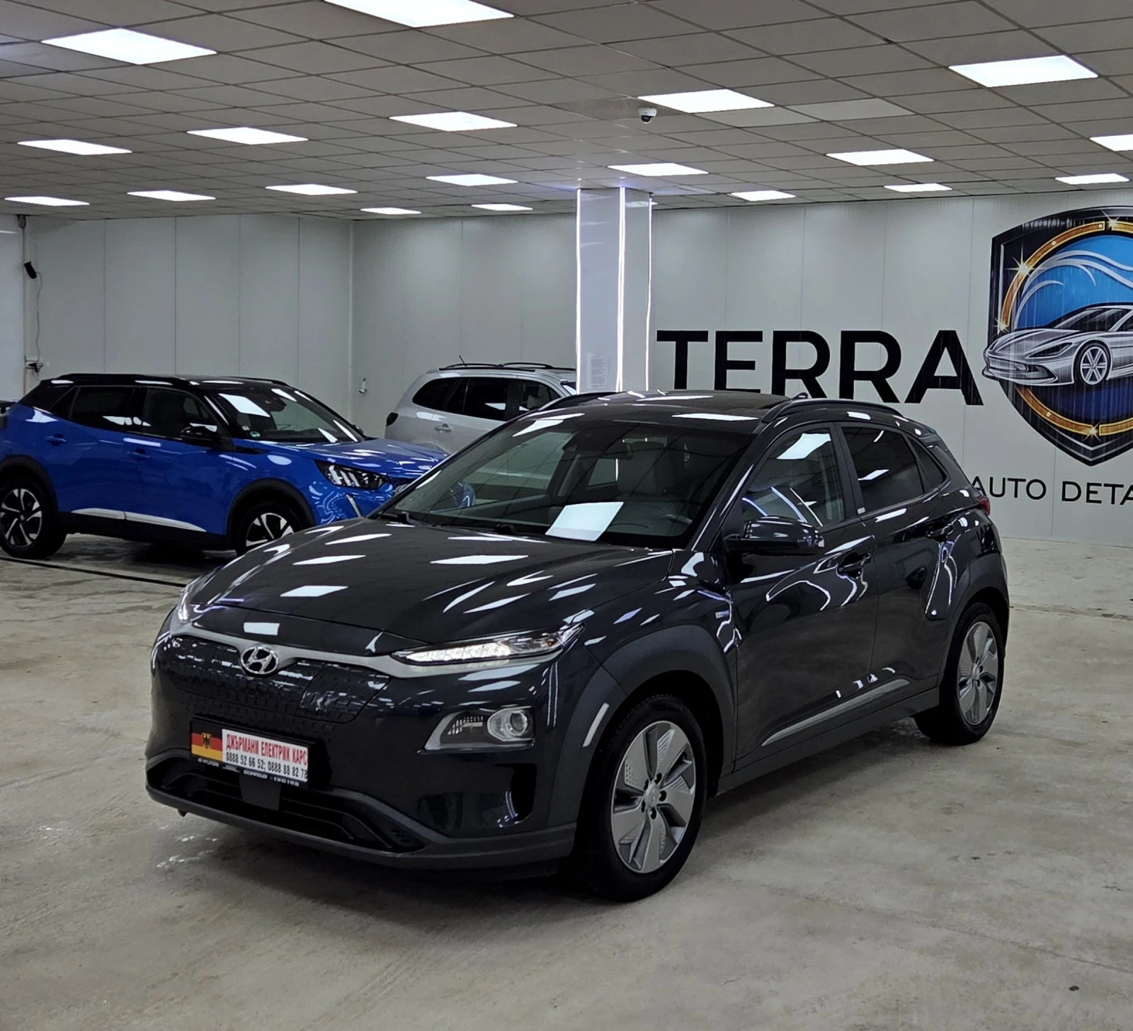 Hyundai Kona 64KWh/Premium/Шибидах/Blue Link, снимка 6 - Автомобили и джипове - 54258939