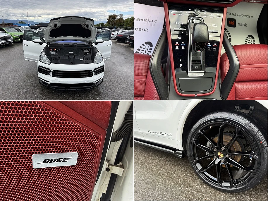 Porsche Cayenne Turbo S Paket-Chromo-Panorama-Kamera-Bose-Lazer !!, снимка 17 - Автомобили и джипове - 56251503