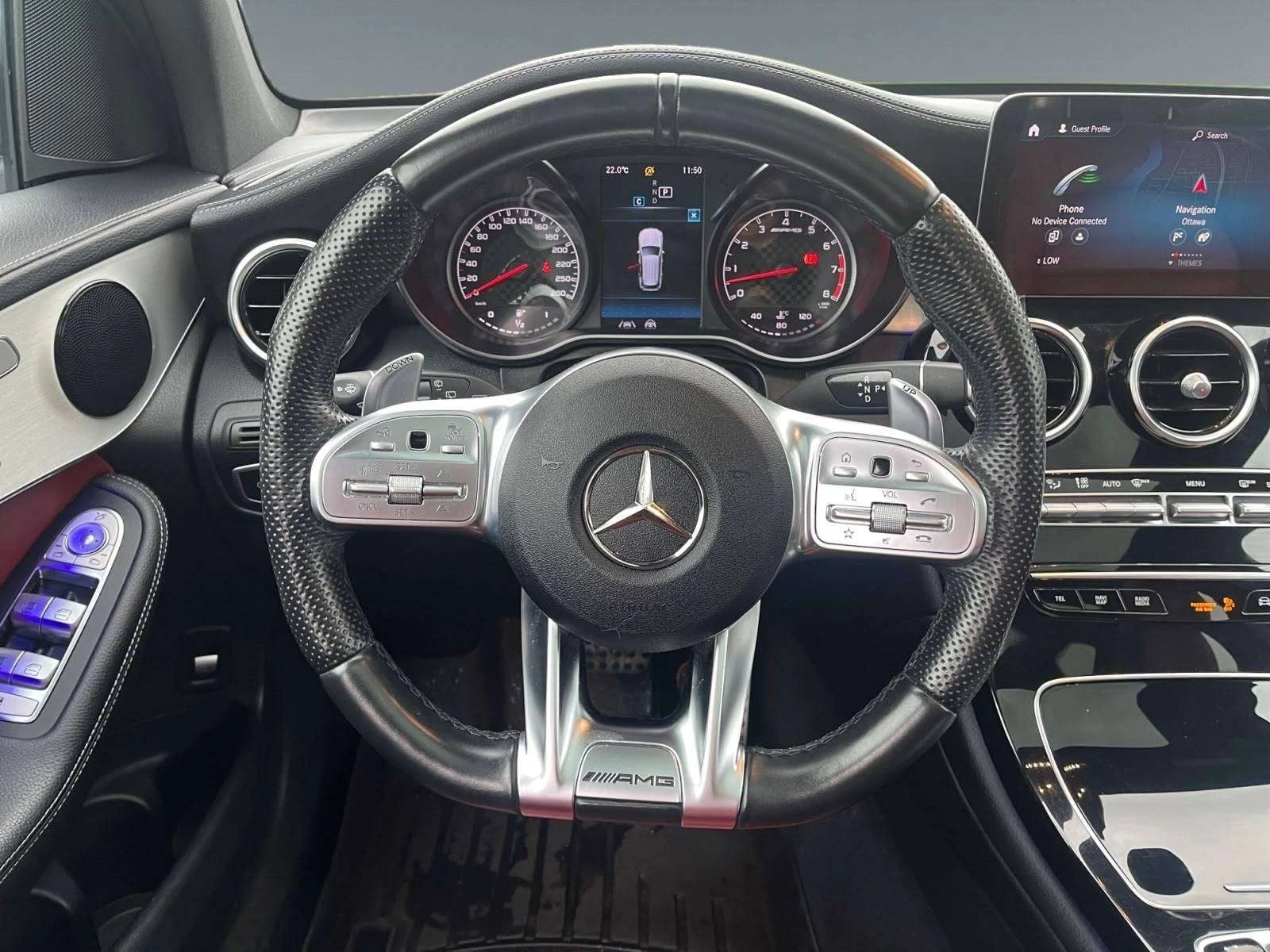 Mercedes-Benz GLC 43 AMG PANO| ПАМЕТ| ПОДГРЕВИ| 360| АМБИЕНТ| , снимка 14 - Автомобили и джипове - 55849419