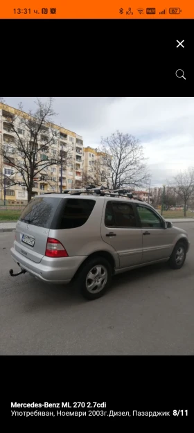 Mercedes-Benz ML 270 2.7cdi, снимка 5