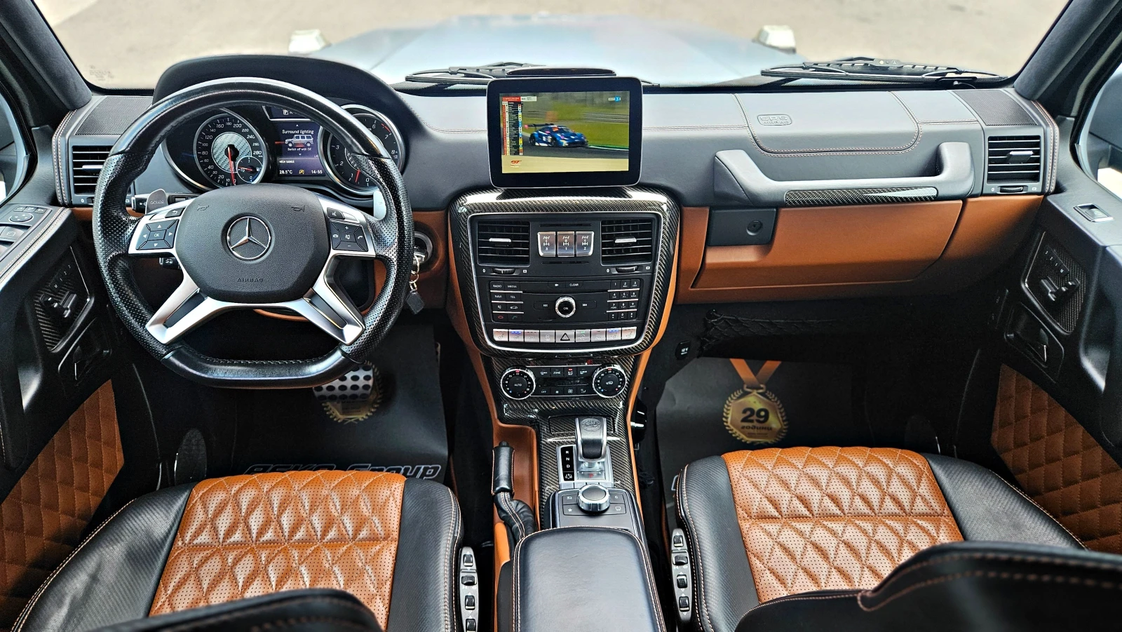 Mercedes-Benz G 63 AMG ТVx3/DISTR/CAMERA/ПОДГР/ОБДУХ/AMBIENT/CAR PLAY/LIZ - изображение 8
