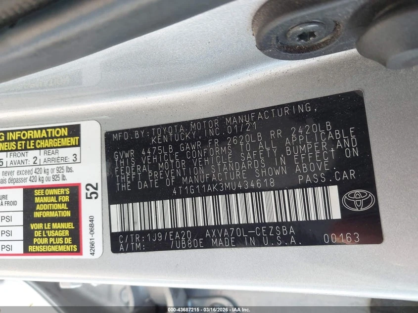 Toyota Camry 2.5L I-4 DI, DOHC, VVT, 203HP Front Wheel Drive | Mobile.bg � ����������� 9