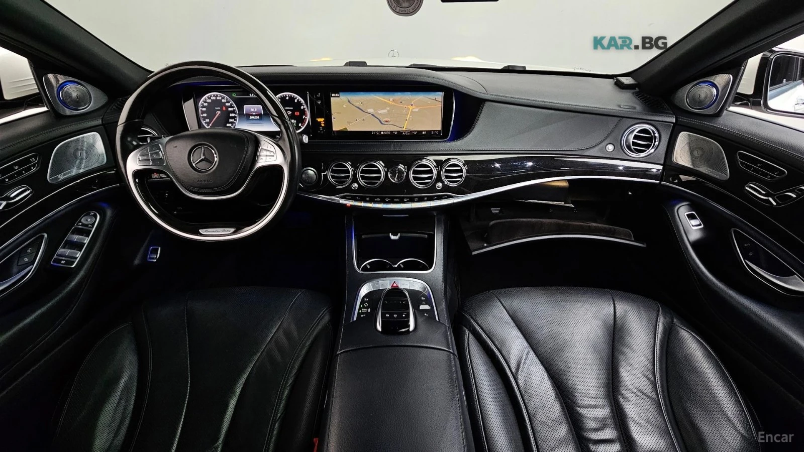 Mercedes-Benz S 400 LONG* 360* ПОДГРЕВ* ОБДУХВАНЕ* МАСАЖИ* ПАНО* ДИСТ, снимка 7 - Автомобили и джипове - 54974340