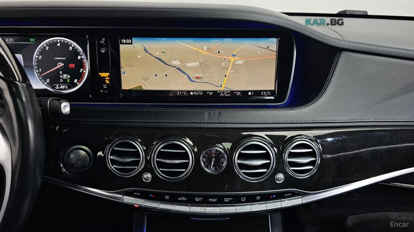 Mercedes-Benz S 400 LONG* 360* ПОДГРЕВ* ОБДУХВАНЕ* МАСАЖИ* ПАНО* ДИСТ, снимка 14 - Автомобили и джипове - 54974340