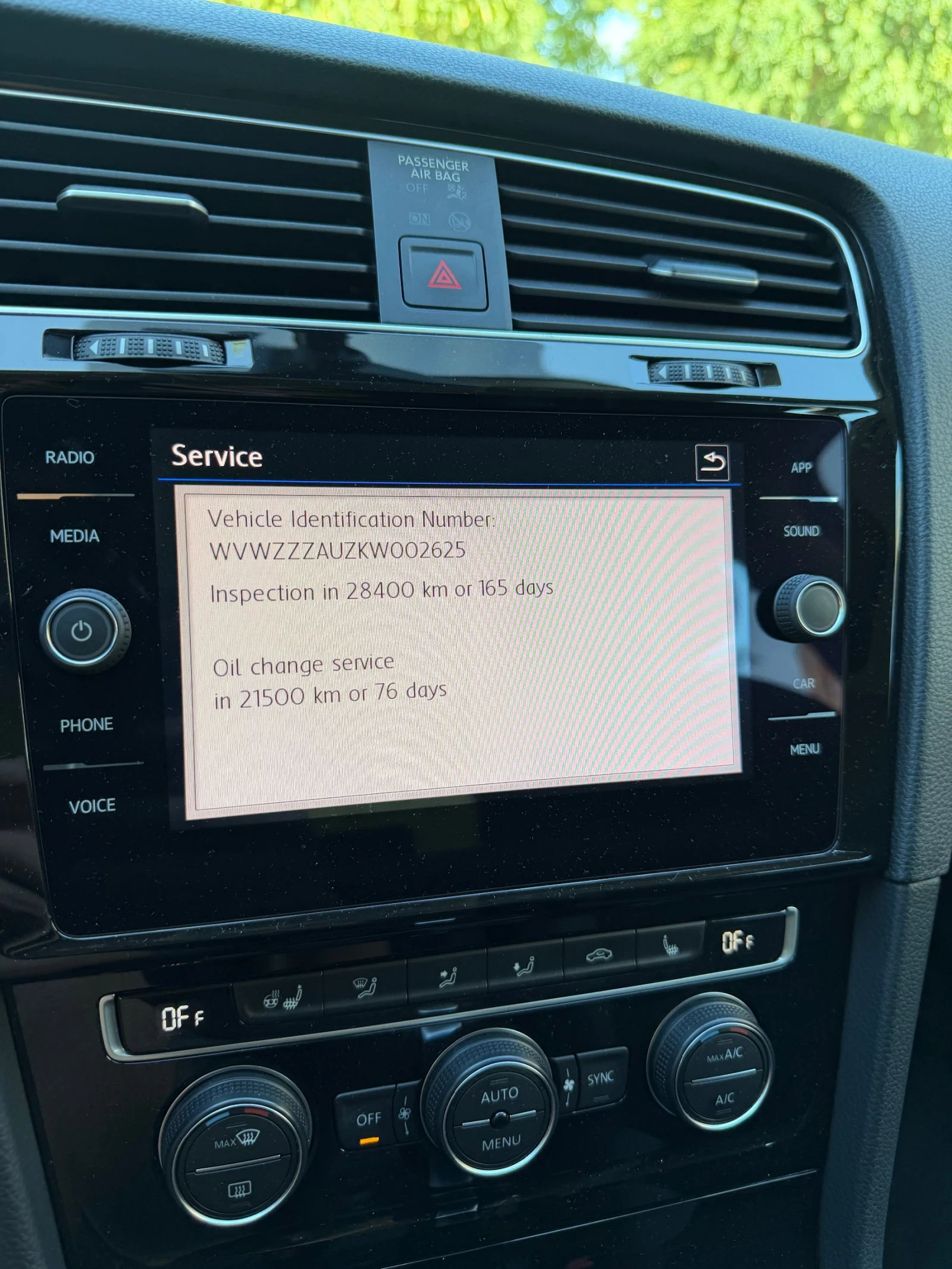 VW Golf 7.5 1.5 TSI EVO Highline DSG 150 к.с., снимка 13 - Автомобили и джипове - 56069950