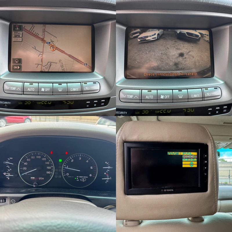 Toyota Land cruiser J100-4.2D-АВТОМАТ-НАВИГАЦИЯ-7местен-TVx2-УНИКАТ!!!, снимка 15 - Автомобили и джипове - 51652901