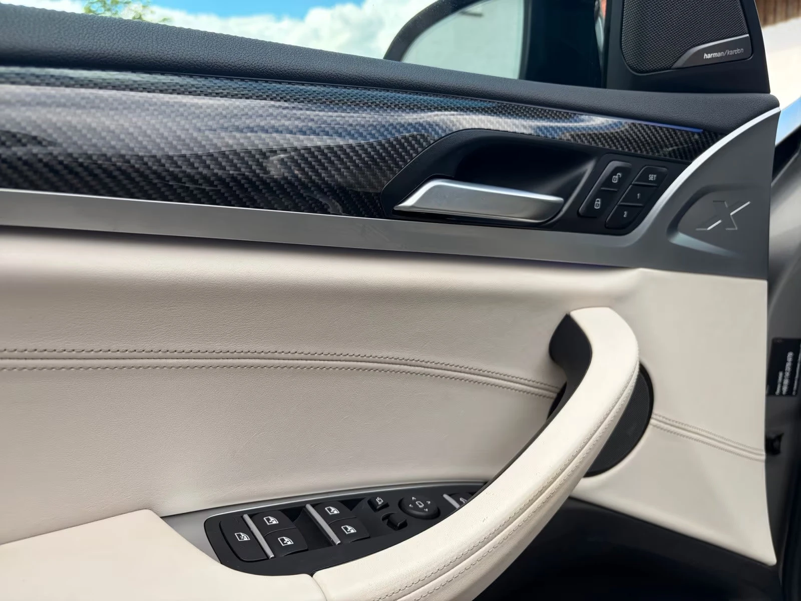 BMW X3 M COMPETITION/510HP/PANO/CARBON/HUD/H&K/437qpr, снимка 9 - Автомобили и джипове - 54997236