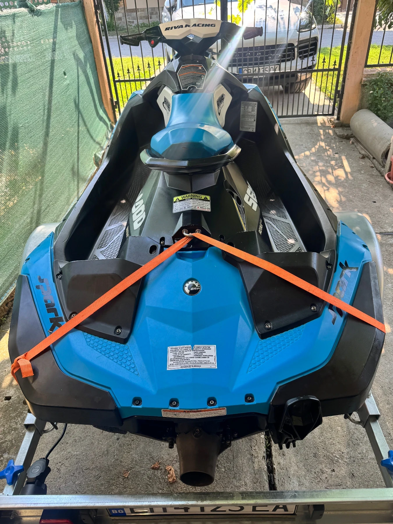Джет Bombardier Sea Doo Spark 2UP/90HP/2017/TRIXX/RIVA RACING/TOP, снимка 2 - Воден транспорт - 55241769