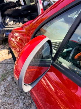 Ляво огледало електрическо PEUGEOT 207 Червен цвят, снимка 3
