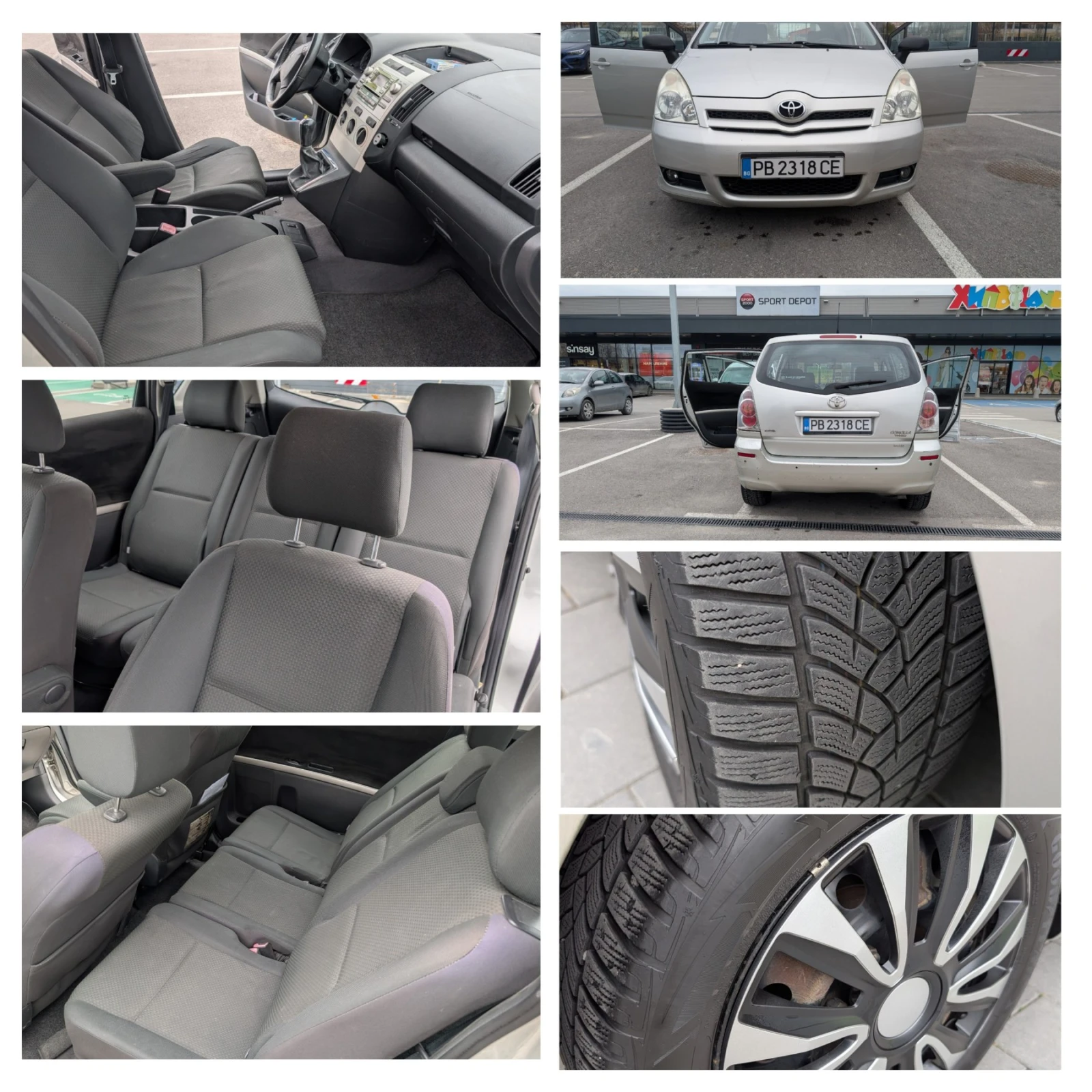 Toyota Corolla verso 🇮🇹 2.2 D-4D  123000 км. + carverti, снимка 2 - Автомобили и джипове - 51448349