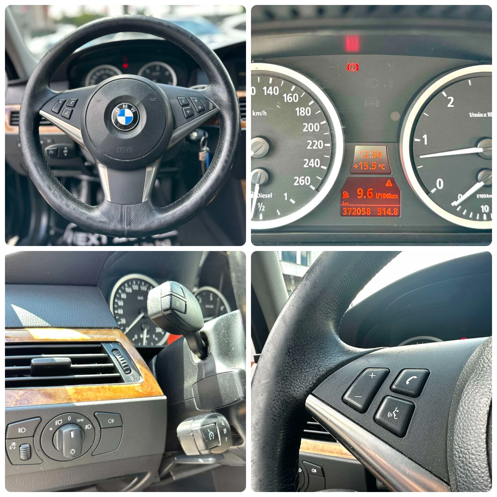 BMW 525 2.5D 177HP КОЖА EURO 4, снимка 13 - Автомобили и джипове - 55233531