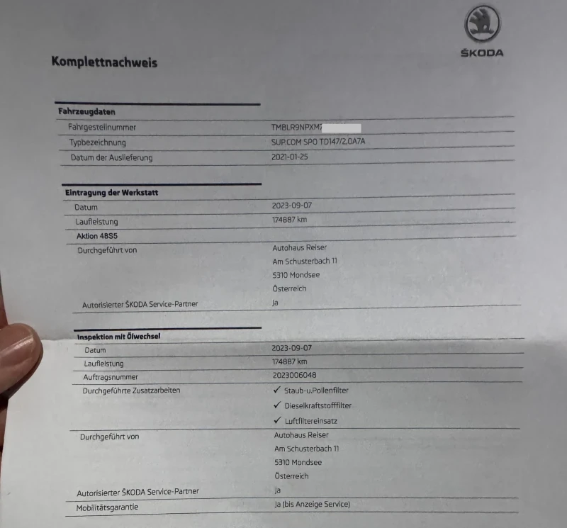 Skoda Superb Sportline 2.0TDI DSG 4x4 Facelift Memory Distrinic, снимка 2 - Автомобили и джипове - 52536817