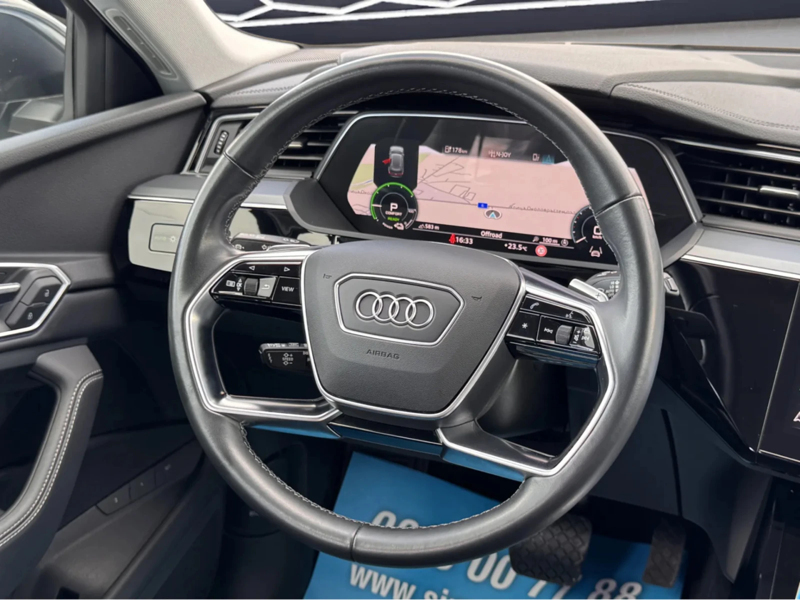 Audi E-Tron 55 95KWH 408КС. КОЖА НАВИГАЦИЯ APPLECARPLAY ANDROI, снимка 14 - Автомобили и джипове - 54704915