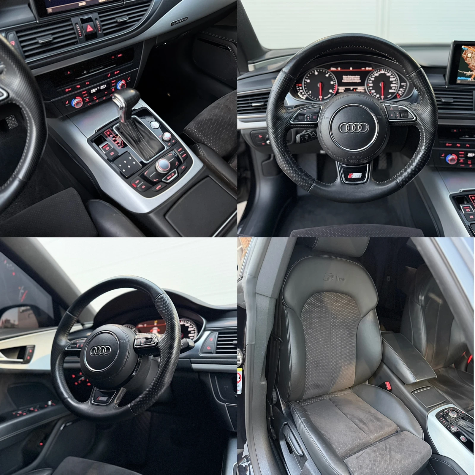 Audi A7 3.0BITDI 3xS-LINE, снимка 11 - Автомобили и джипове - 54911415