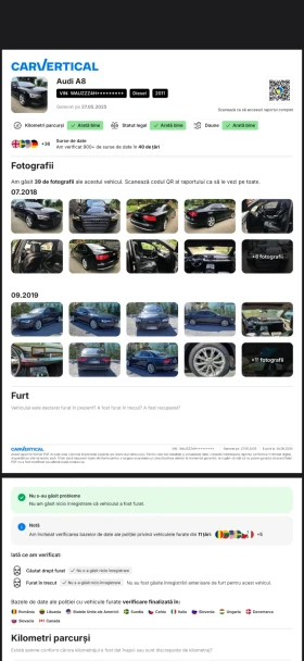 Обява за продажба на Audi A8 MATRIX* 3.0D*  ~22 900 лв. - изображение 3
