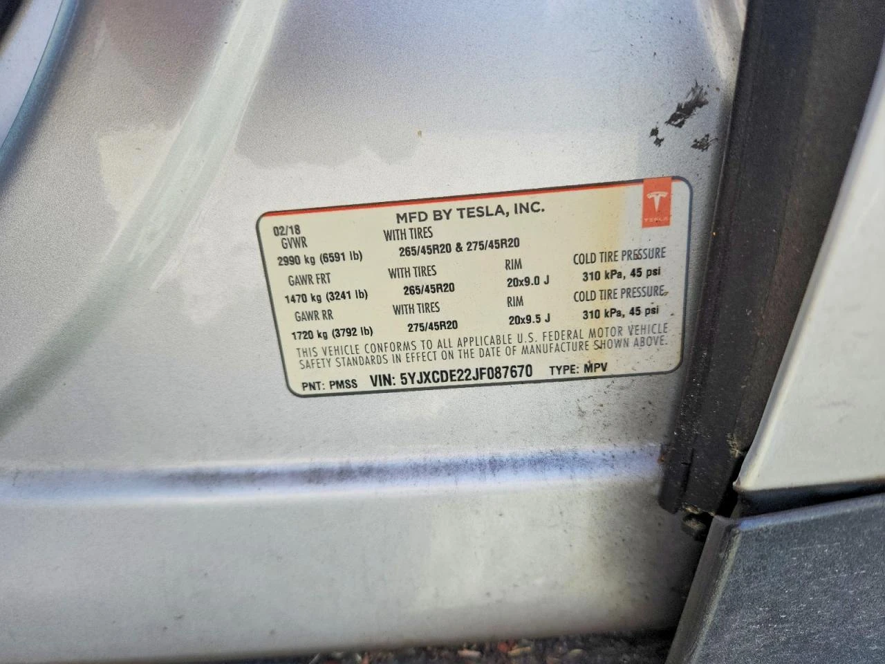 Tesla Model X 75D AWD, снимка 12 - Автомобили и джипове - 54623278