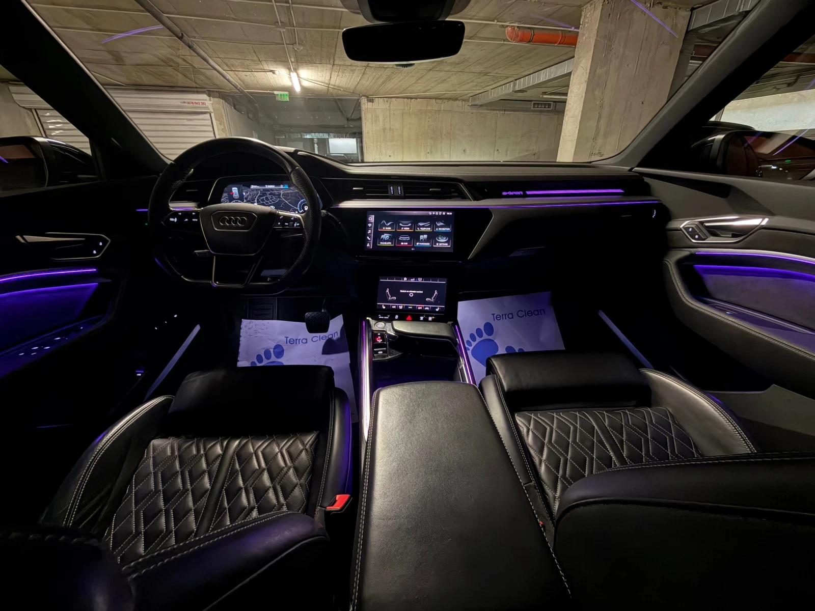 Audi E-Tron 55 Quattro 3хS-line| 408к.с.| B&О| Панорама| , снимка 7 - Автомобили и джипове - 54487267