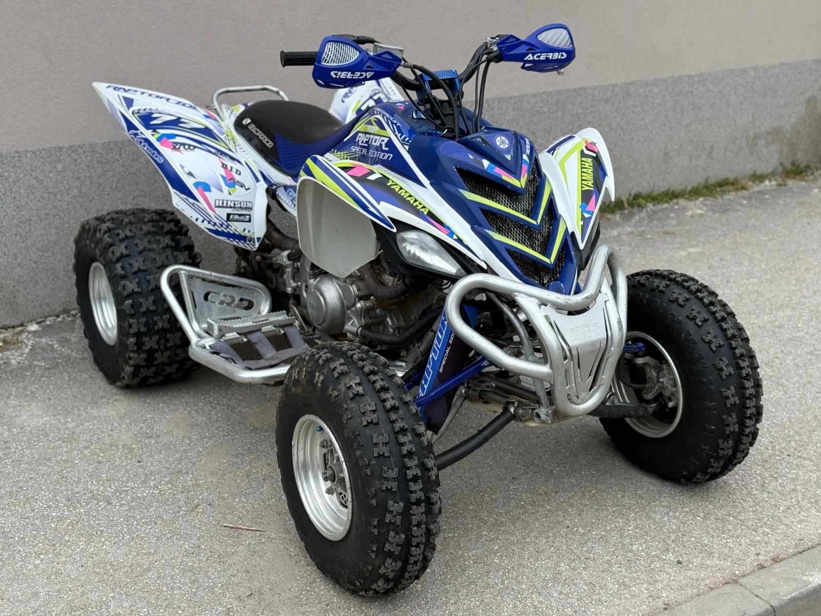 Yamaha Raptor 700R* РЕГИСТРИРАН* ОБСЛУЖЕН* BIG GUN EVO* MAXXIS R