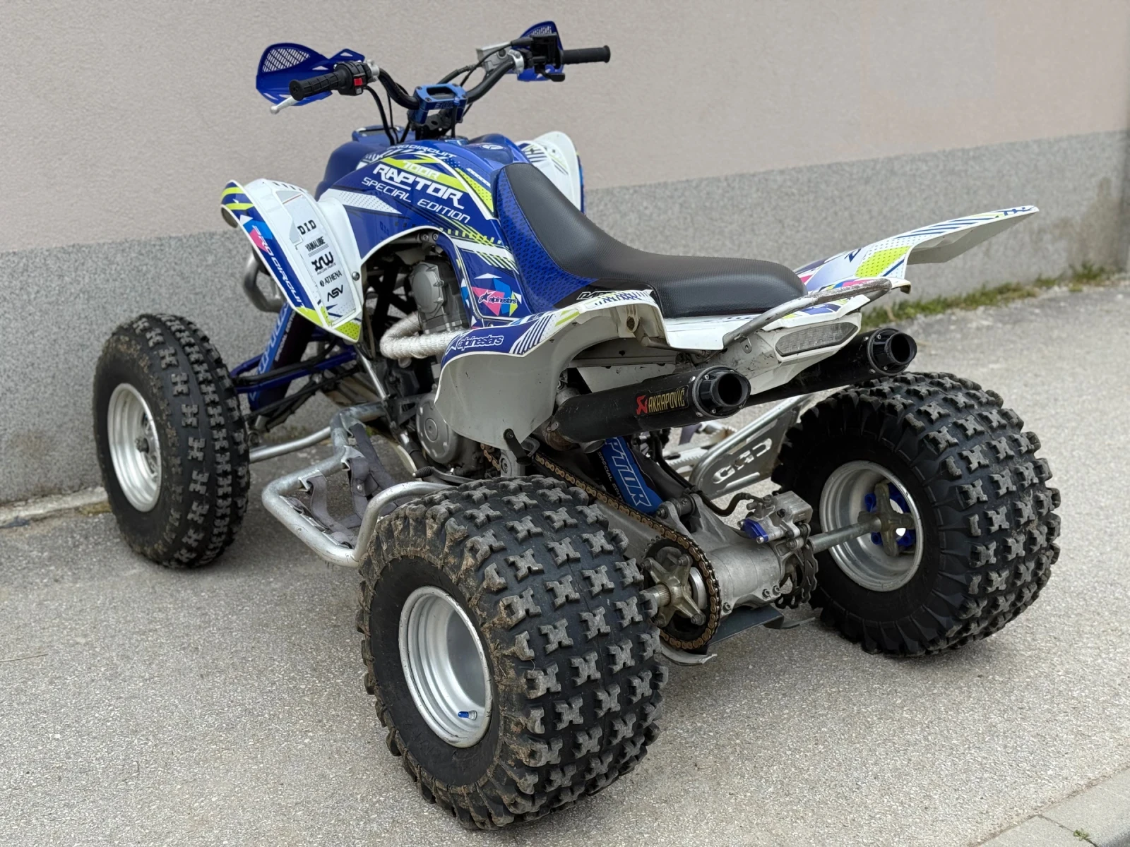 Yamaha Raptor 700R* РЕГИСТРИРАН* ОБСЛУЖЕН* BIG GUN EVO* MAXXIS R, снимка 4 - Мотоциклети и мототехника - 53937078