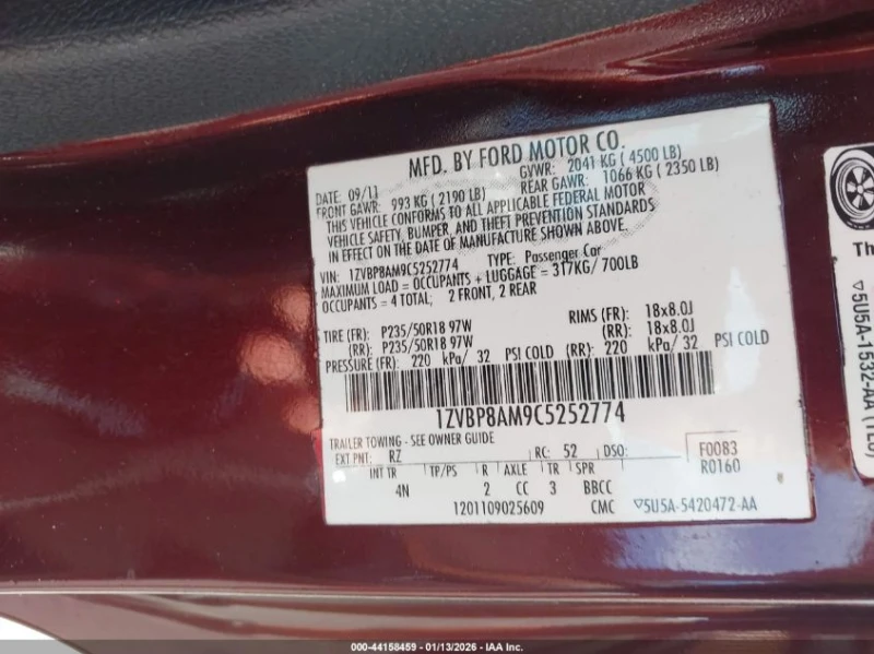 Ford Mustang 3.7L V-6 DOHC, VVT, 305HP Rear Wheel Drive, снимка 15 - Автомобили и джипове - 53500955