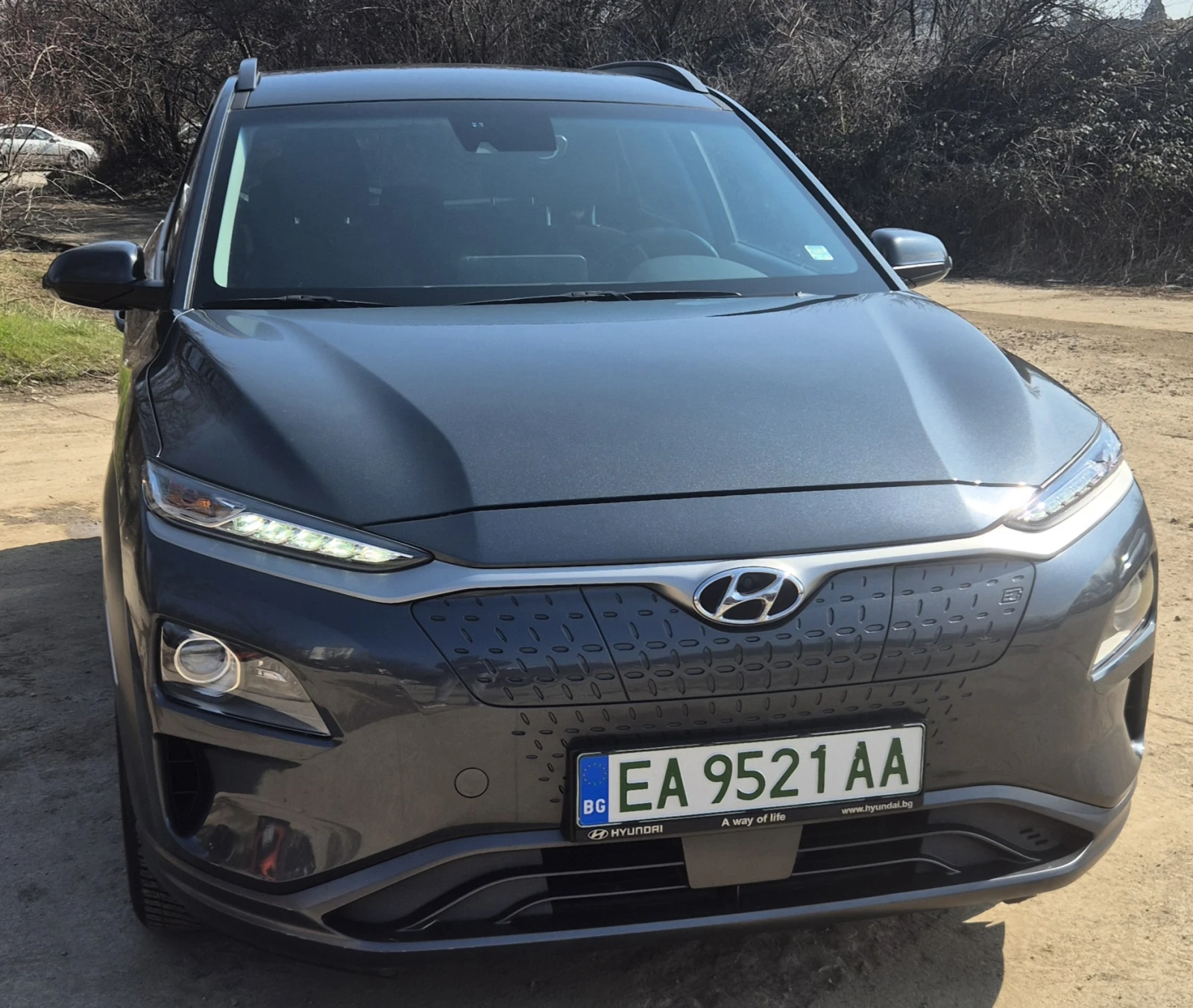 Hyundai Kona 39kWh, Гаранция, Термопомпа, снимка 2 - Автомобили и джипове - 53746288