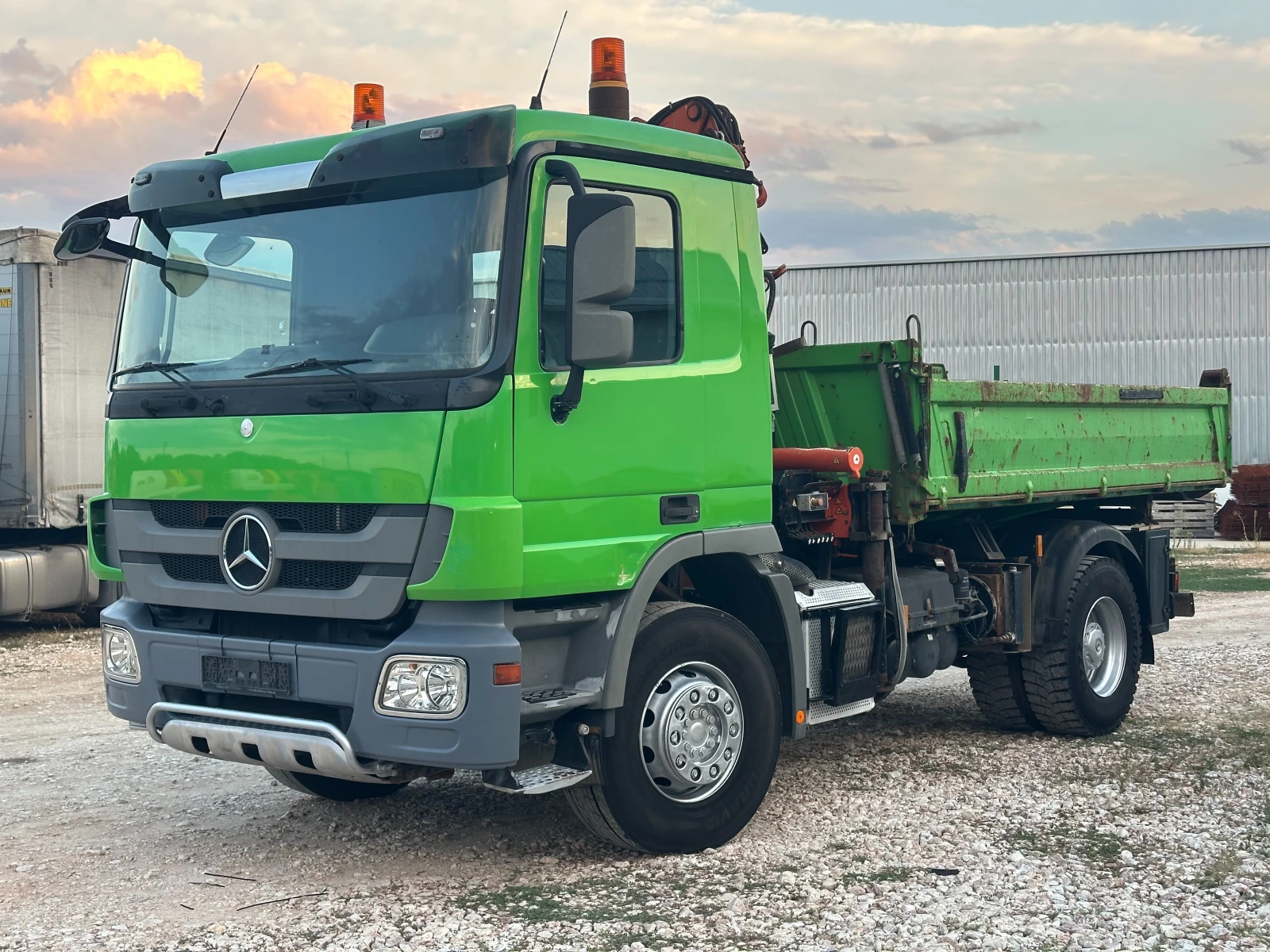 Mercedes-Benz 1836 Актрос Кран Атлас Терех 85. 2