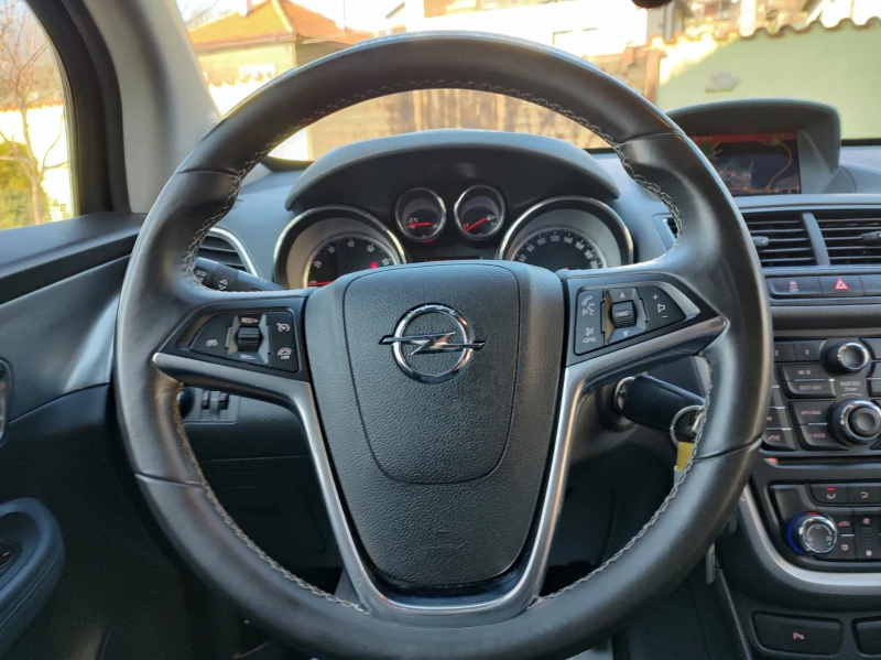 Opel Mokka 1.4-ГАЗ, НАВИ, КАМЕРА, КОЖА, снимка 11 - Автомобили и джипове - 48128258