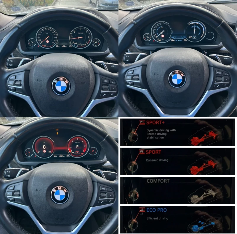 BMW X6 3.0D* X-DRIVE* 360CAM* HEAD UP* HARMAN* 128ХИЛ КМ, снимка 4 - Автомобили и джипове - 48450025