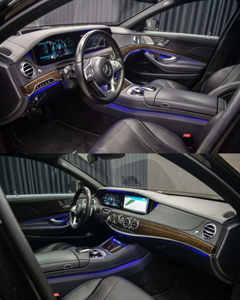Mercedes-Benz S 350 d/Face/Long/9-G Tronic/Реален пробег/Серв.история, снимка 7 - Автомобили и джипове - 52740986