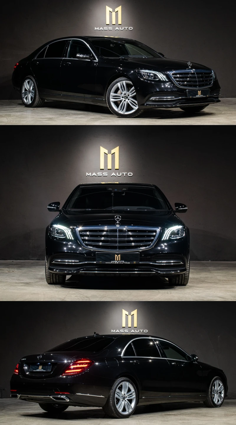 Mercedes-Benz S 350 d/Face/Long/9-G Tronic/Реален пробег/Серв.история, снимка 2 - Автомобили и джипове - 52740986