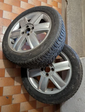 Оригинални френски джанти за Рено (Renault) 16" 4х100 с гуми 205/55/16 ET49, 6.5J, снимка 1