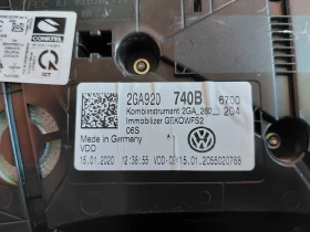 2GA920740B километраж VW T-Roc 1.5 TSI 2020г.  A3C0114760000, снимка 4 - Части - 53522222