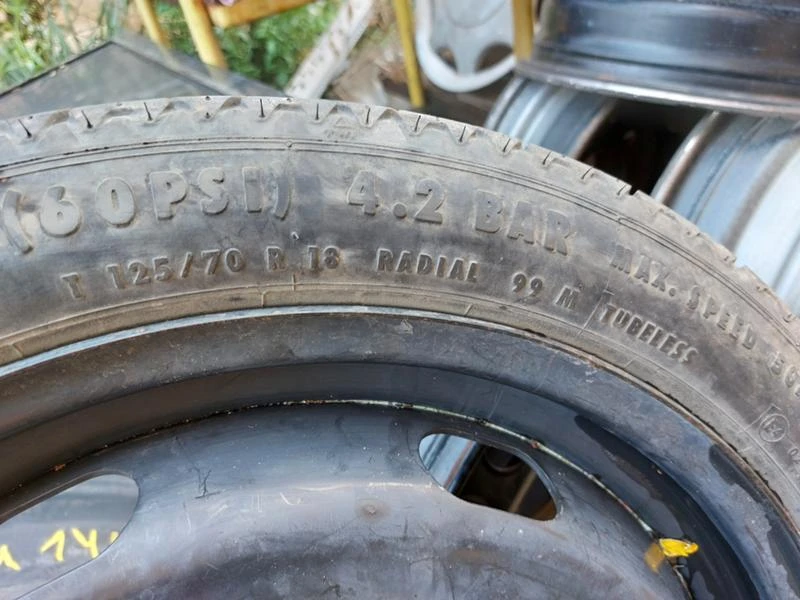 Гуми с джанти Clear 125/70R18, снимка 2 - Гуми и джанти - 36800785