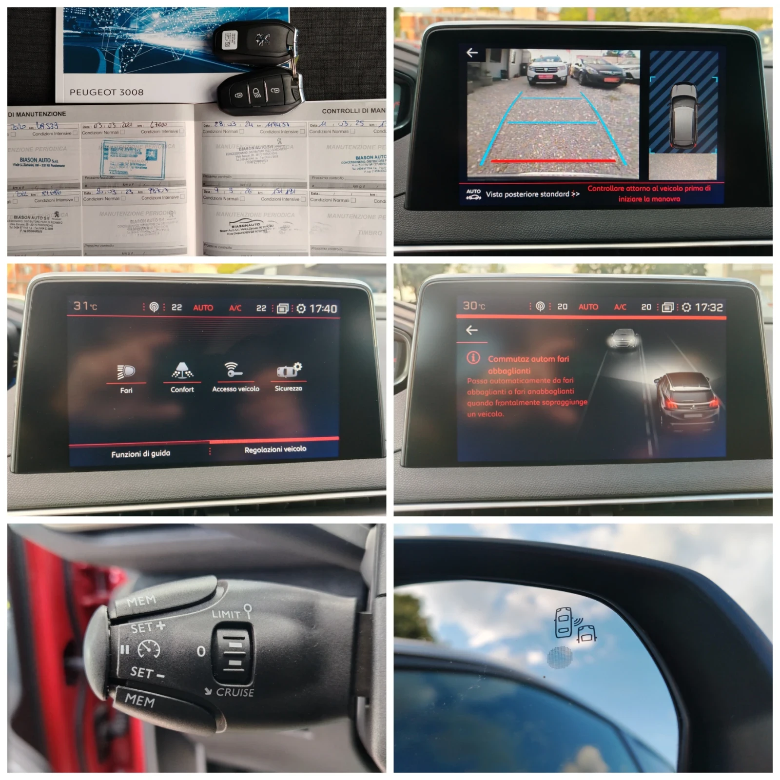 Peugeot 3008 1.6HDI-120к.с/GT-LINE/АВТОМАТИК/НАВИГАЦИЯ!!! , снимка 14 - Автомобили и джипове - 55286307