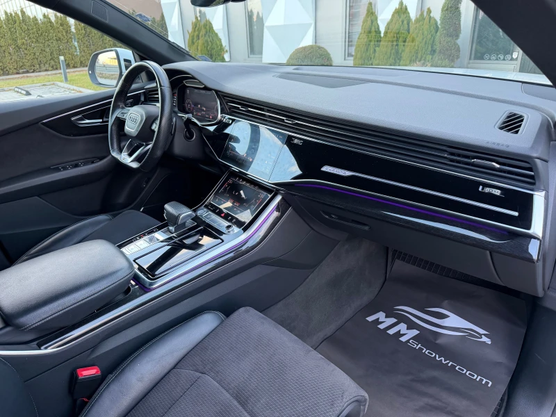 Audi Q8 S-LINE-Bang &CO-MATRIX-BLINDSPOT--KEYGO-360-КАМЕРА, снимка 12 - Автомобили и джипове - 49756149