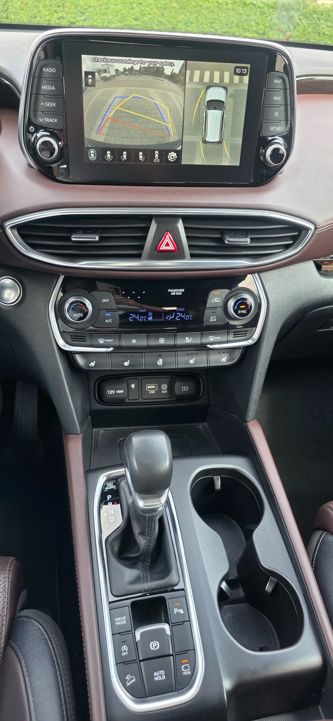 Hyundai Santa fe  FULL 2.2CRDI 4x4  360 camera PREMIUM -6+ 1, снимка 14 - Автомобили и джипове - 55148494