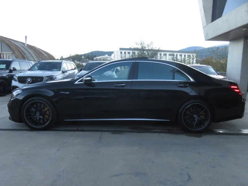 Mercedes-Benz S 63 AMG 4-MATIC+ Long, 3xTV, Ceramic, Night Vision, FULL, снимка 2 - Автомобили и джипове - 42921876